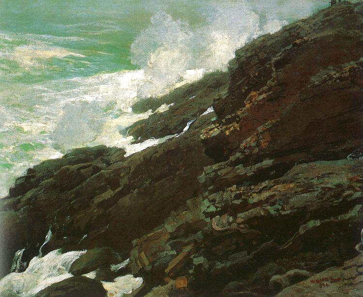 Winslow Homer High Cliff, Coast of Maine Germany oil painting art